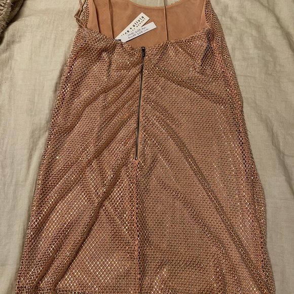 NWT Alice + Olivia Nelle Crystal Embellished Mini dress - Picture 3 of 12